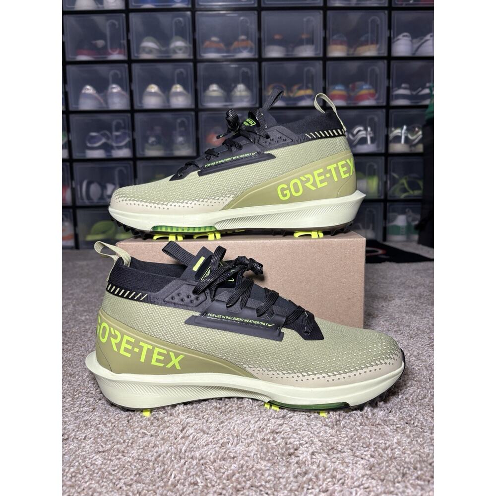 Nike Infinity Tour GTX Shoes Mens Size 10 Green GORE-TEX Golf Spikes FV4897-300 - Picture 2 of 6